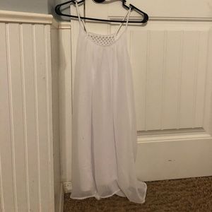 White sun dress